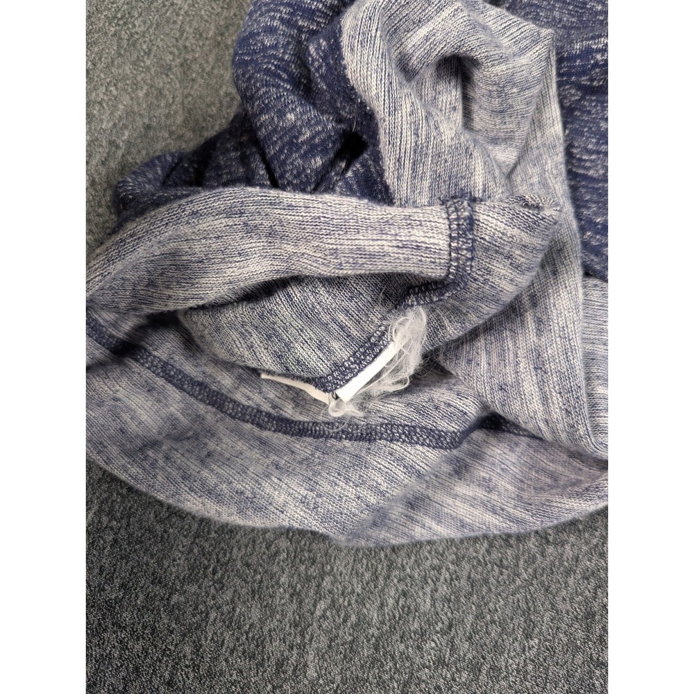 Marmot Womens Space Dye Pullover Hoodie Blue White Funnel Neck Size Medium - Picture 7 of 7
